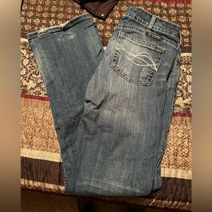 29x35 cowgirl Tuff don’t fence me in jeans